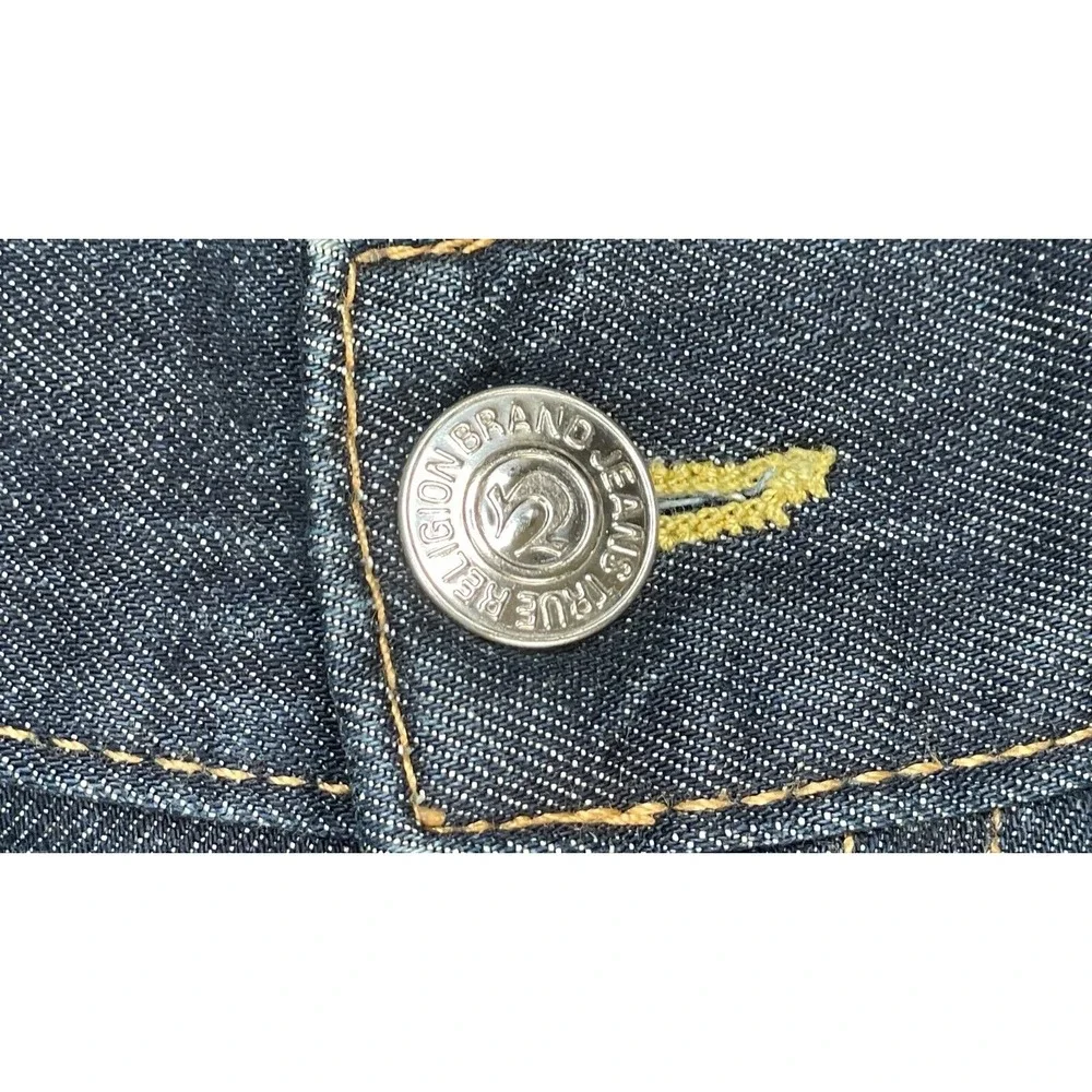True Religion World‎ Tour Ricky Vtg Y2K Men's 5 Pocket Denim Shorts Size 40